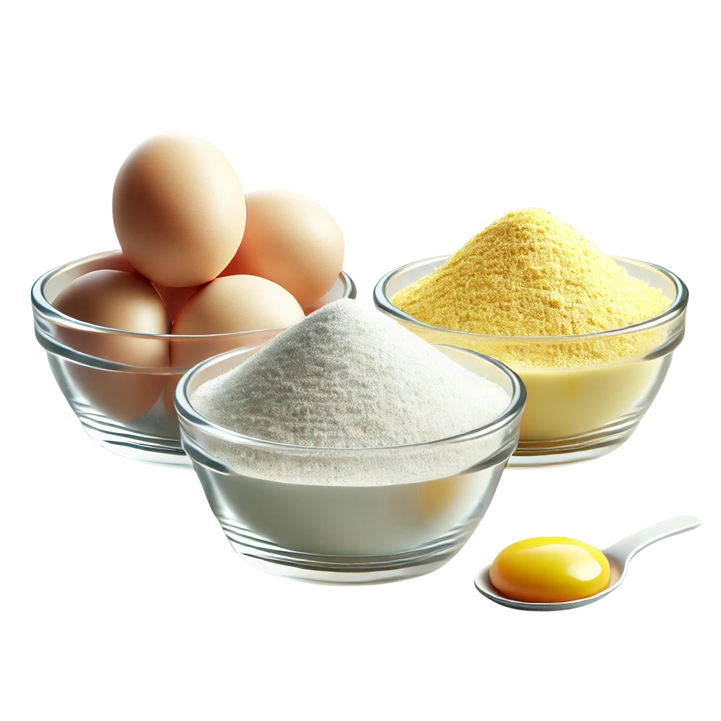 Powdered egg products